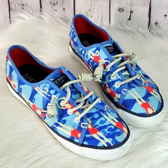 Sperry Women's Top-Sider Seacoast Swimmer Shoe Limited Edition Summer Blue 6.5 - Picture 4 of 17
